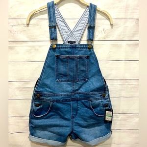 NWT Girls Tommy Hilfiger Blue Denim Shortalls
